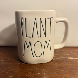 Rae Dunn Cream 'Plant Mom' Mug